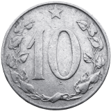 Mince 10 Haléřů z roku 1953