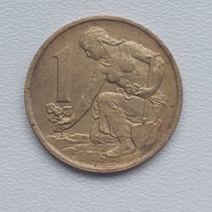 Mince 1Kčs z roku 1970