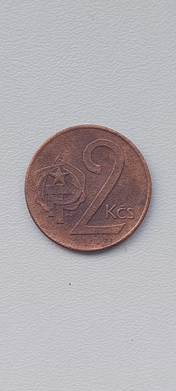Mince 2Kčs z roku 1972