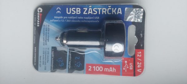 Compass Zástrčka MULTI - USB,volmetr,teploměr