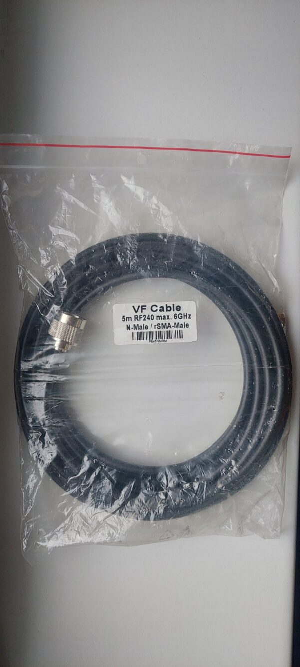 VF kabel RF240 / N-male - RSMA-male / 5m