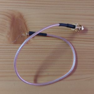 Pigtail MMCX - RSMA female pigtail kabel, délka 10cm