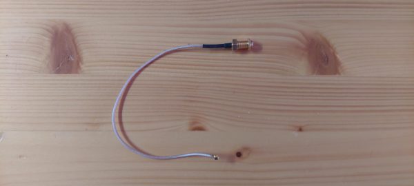 Pigtail u.Fl - RSMA female pigtail kabel, délka 10cm