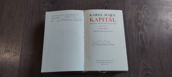 Karl Marx: Kapitál I, 1954