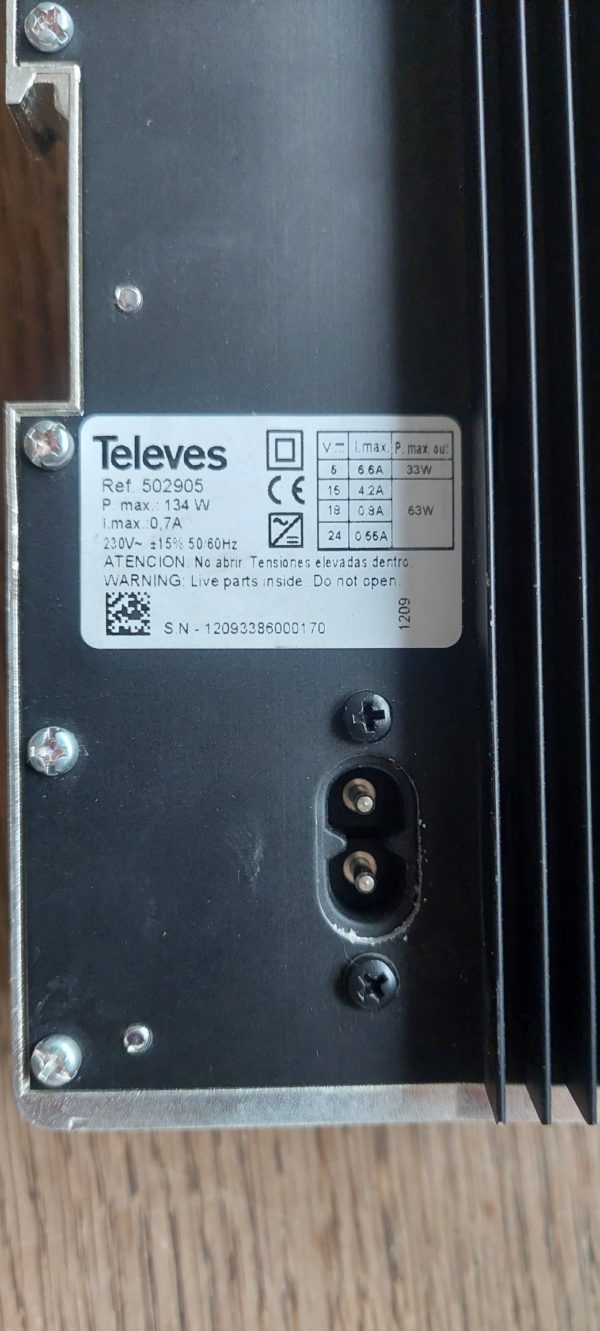 Napájecí zdroj TELEVES 502905