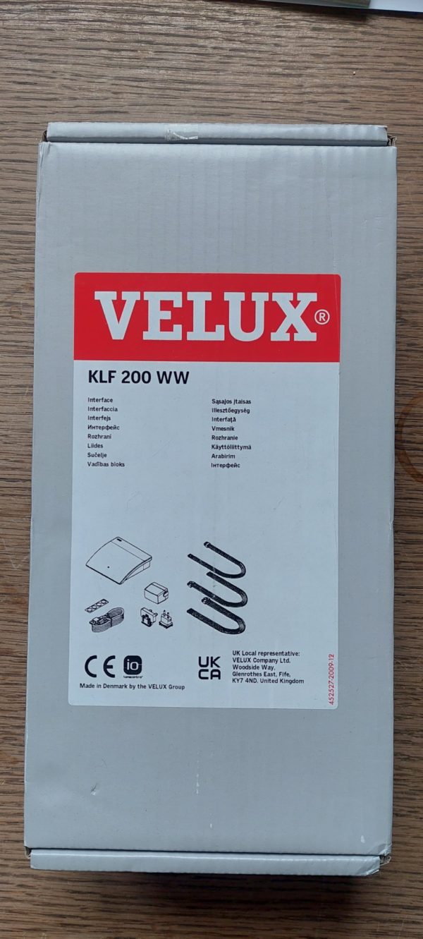 Softwarové rozhraní VELUX KLF 200 WW